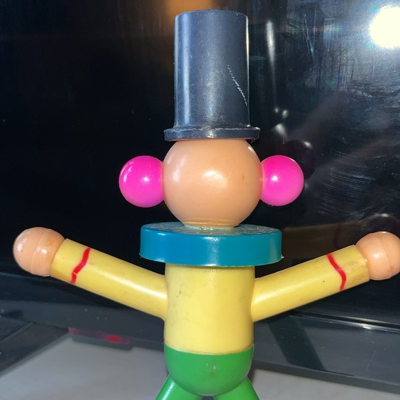 VNTG Plastic Toy Clown - Picture 4 of 5